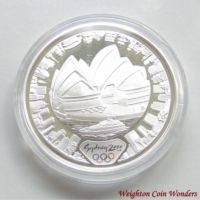 2000 $5 Silver Proof - Sydney 2000 - Harbour of Life - Land